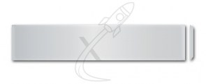 Briefkastenschild Alumhaus 110 x 19 Alu